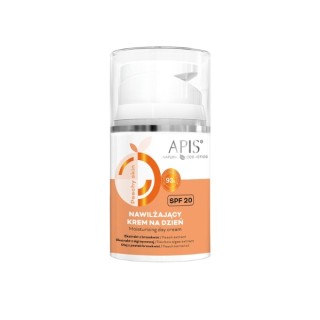 Зволожувальний крем для обличчя Apis Peachy Skin SPF20 50 мл