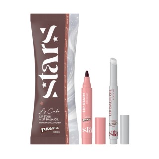 Набір для губ Stars from the Stars x E.Wedel : олівець для губ 2 г + олія для губ 2,3 мл /01/ Pawełek kokos