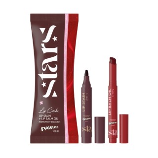 Stars from the Stars x E.Wedel Lip Combo Set: Lip Liner 2g + Lip Oil 2.3 ml /03/ Pawełek cherry