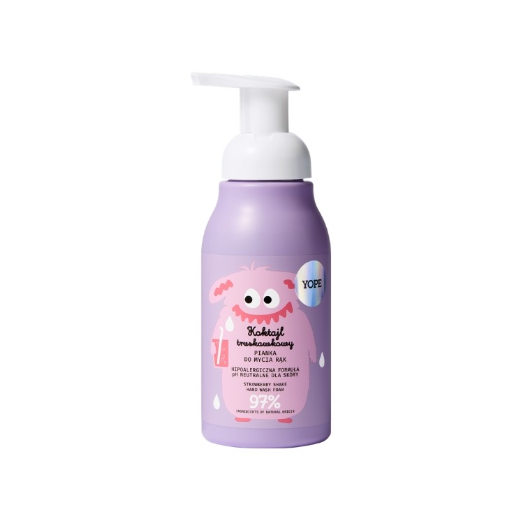 YOPE Children's Hand Wash Foam Strawberry Cocktail 300 ml
