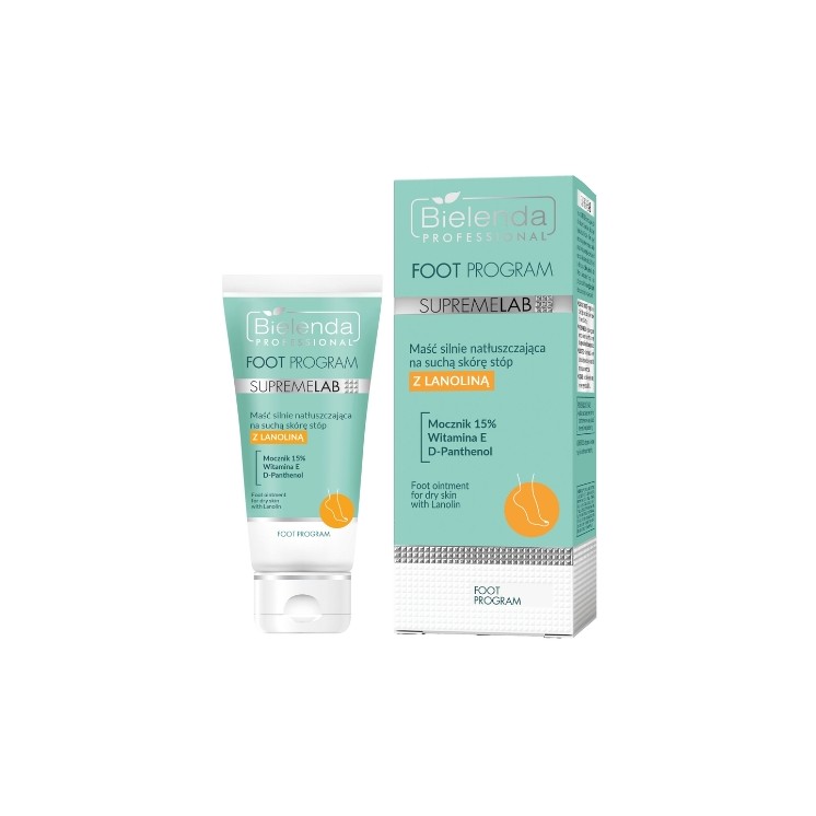 Зволожувальна мазь Bielenda Professional SUPREMELAB Foot Program для сухої шкіри ніг, 70 мл
