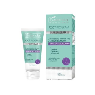Bielenda Professional SUPREMELAB Foot Program Softening Foot Cream with 20% Urea and Salicylic Acid 75 ml
