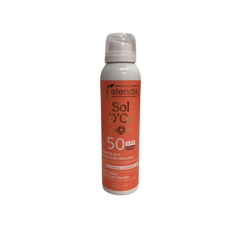 Bielenda Sol D'OR nawilżająca Mgiełka do opalania SPF50 100 ml