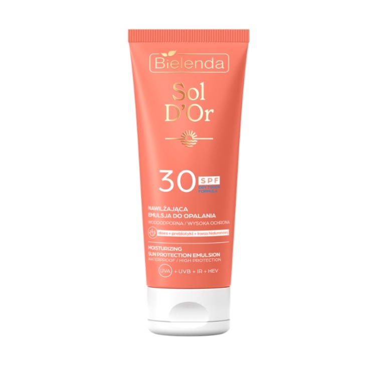 Bielenda Sol D'OR nawilżająca Emulsja do opalania SPF30 200 ml