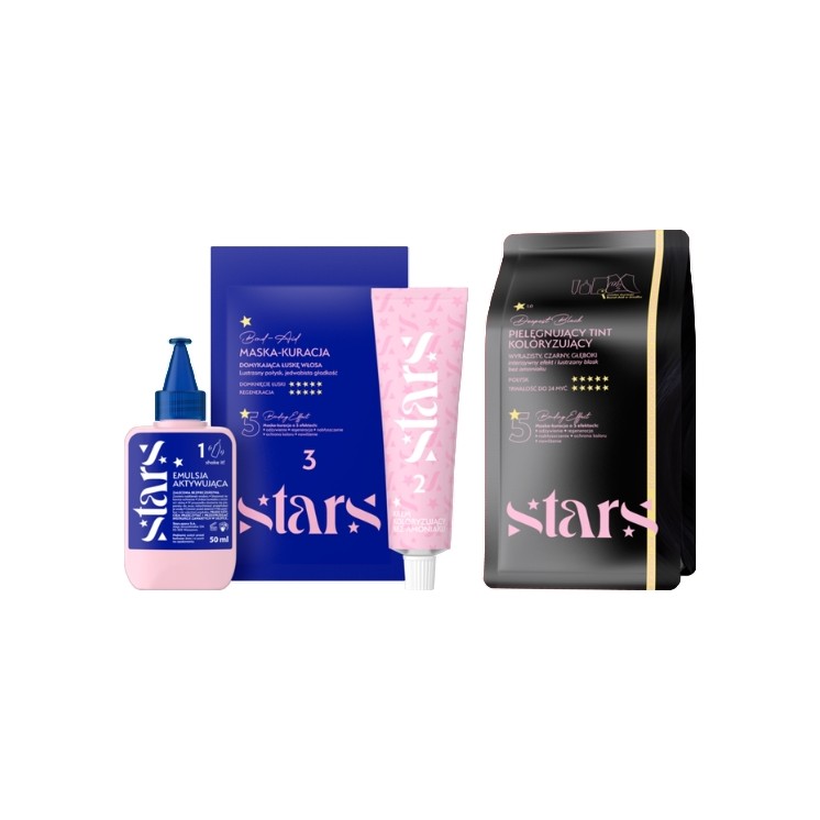 Stars from the Stars Hair Coloring Tint /1.0/ Deepest Black 1 pc.