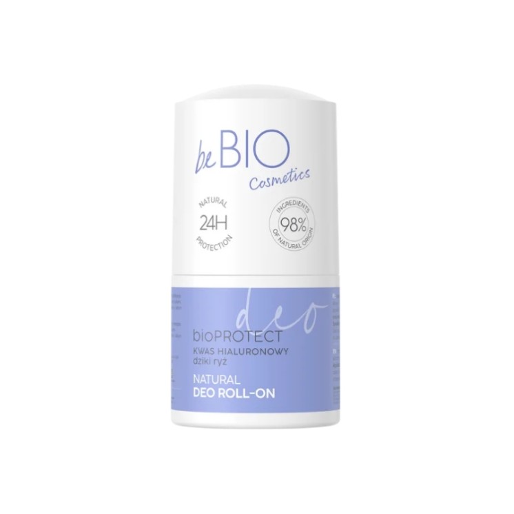 roll-on BeBio Cosmetics bioProtect з гіалуроновою кислотою та диким рисом 50 мл