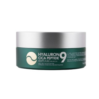 Заспокійливі патчі для очей Medi-Peel Hyaluron Cica Peptide Ampoule Eye Patch з пептидами, 60 штук