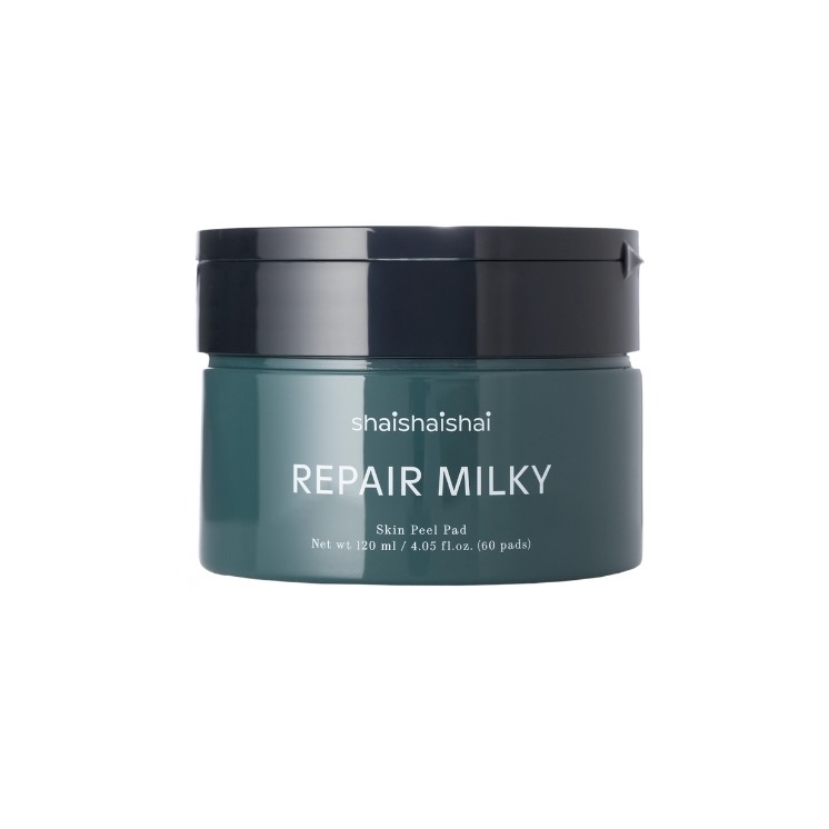 Shaishaishai Repair Milky Skin Peel Pad gently exfoliating face pads 60 pieces -120 ml