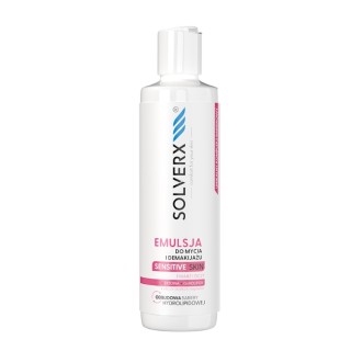 Емульсія Solverx Sensitive Skin для очищення та зняття макіяжу з обличчя та очей 200 мл