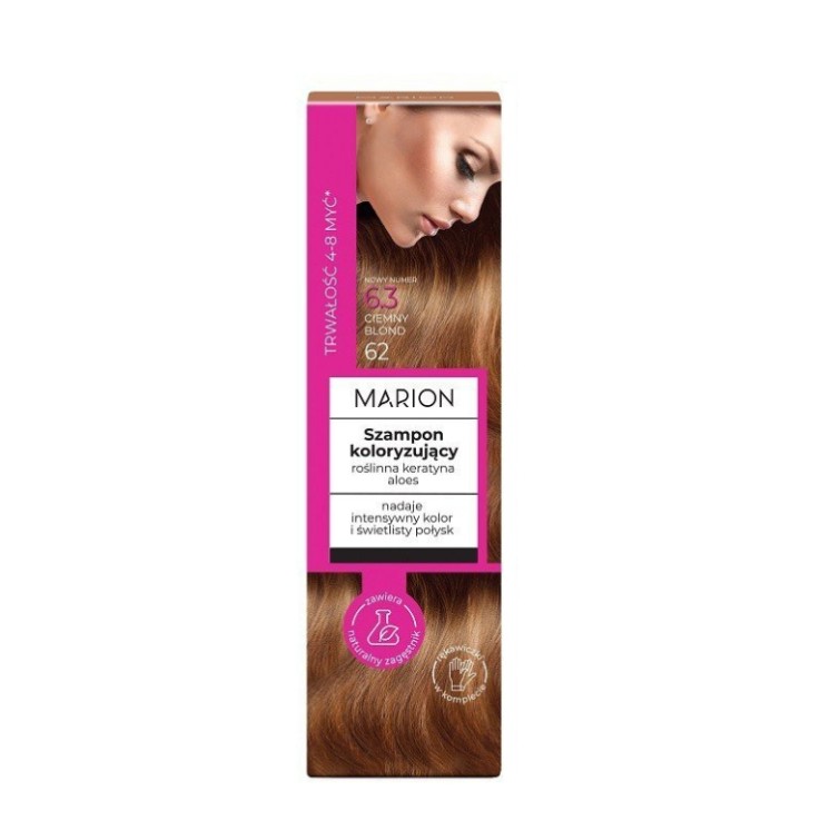 Шампунь для волосся Marion Color 4-8 миття /6.3/ Темно Blond 100 мл