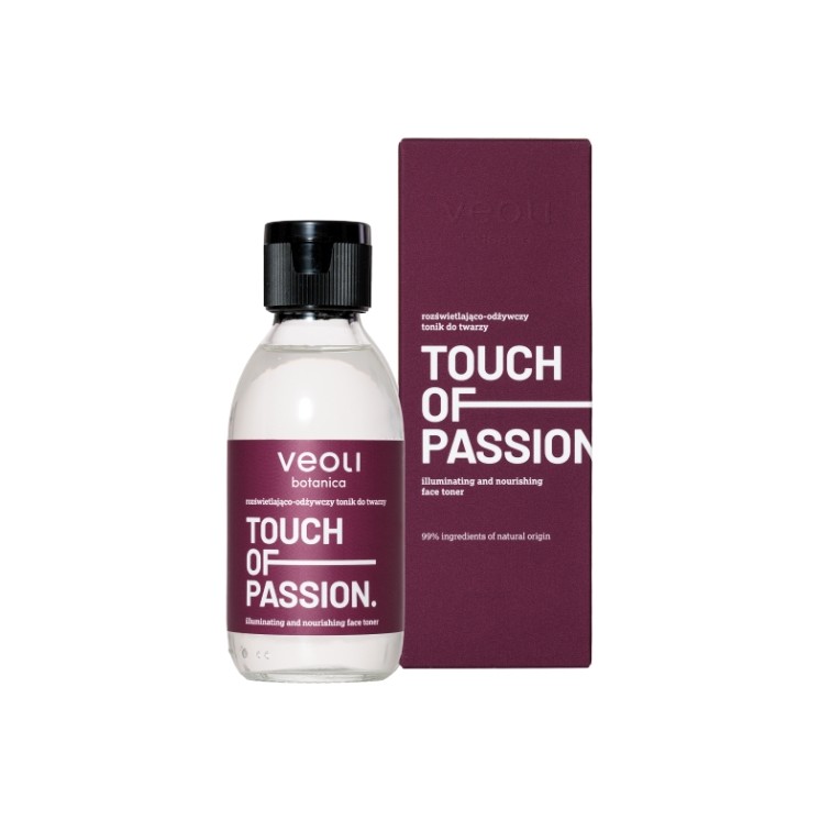 Освітлювальний та поживний тонік для обличчя Veoli Botanica Touch of Passion 150 мл