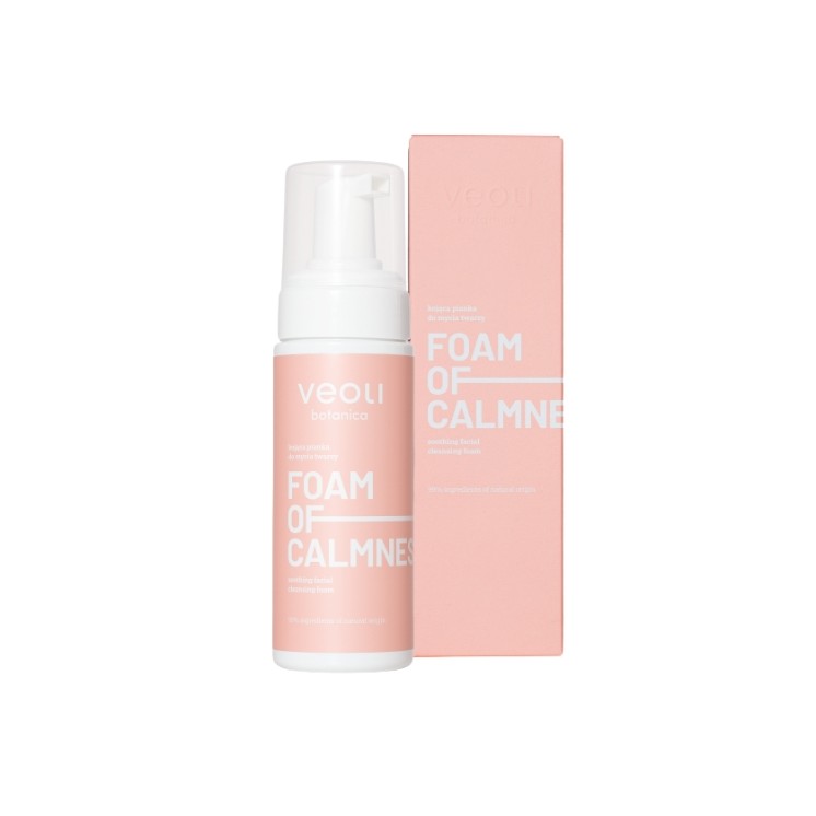 Заспокійлива пінка для очищення обличчя Veoli Botanica Foam of Calmness 150 мл