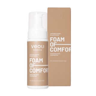 Зволожуюча пінка для очищення обличчя Veoli Botanica Foam of Comfort 150 мл