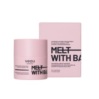 Veoli Botanica Melt with Balance емульгуюча вершкова олія для зняття макіяжу з SPF 40 г