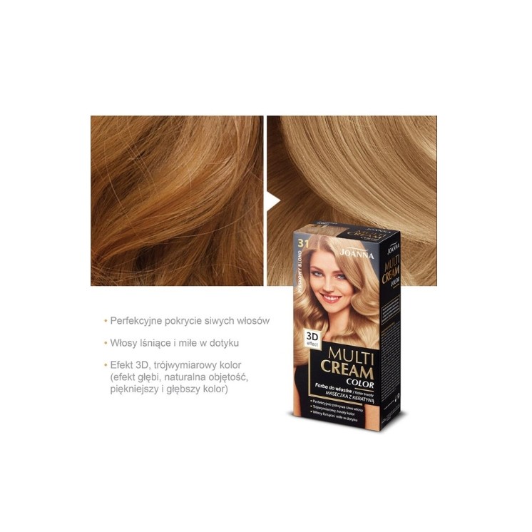 Фарба для волосся Joanna Multi Cream Colour /31/ Пісочний blond
