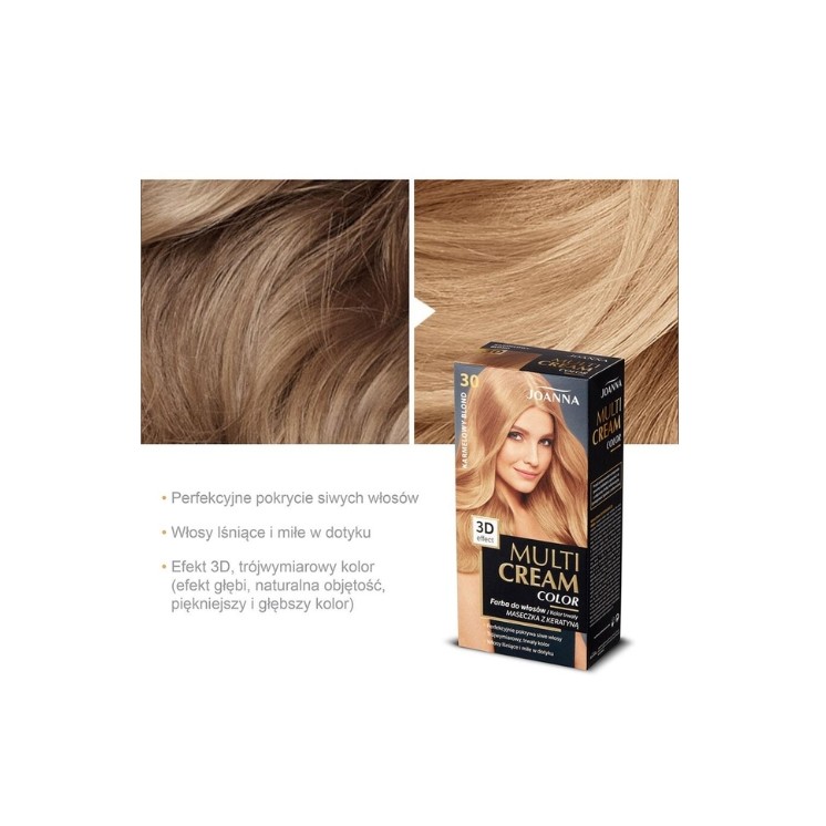Фарба для волосся Joanna Multi Cream Colour /30/ Карамельний blond