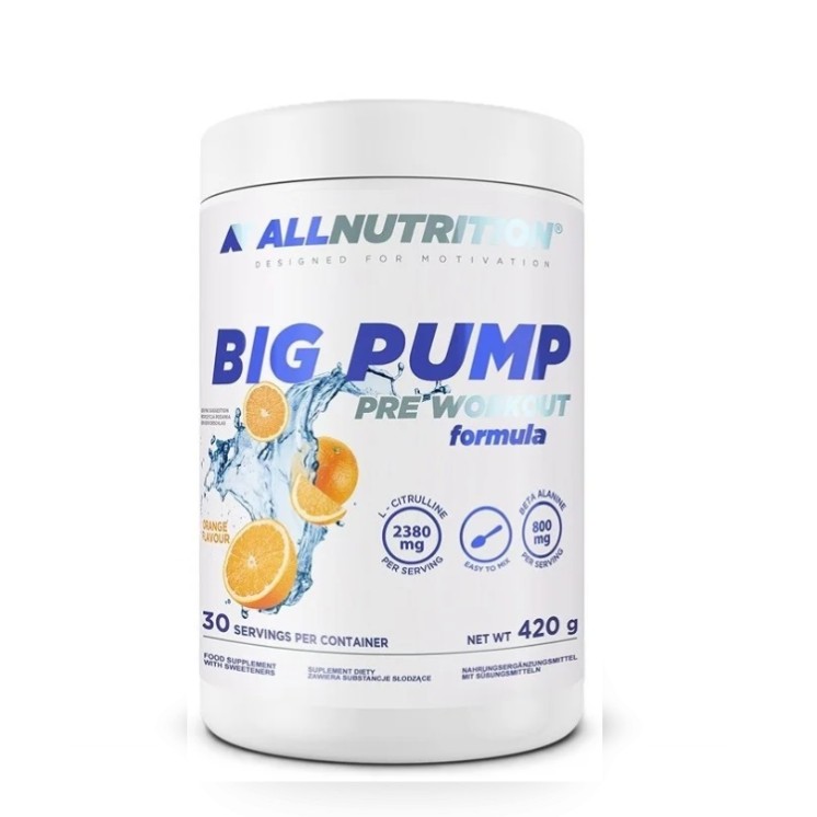 AllNutrition Big Pump Pre Workout Orange 420 g