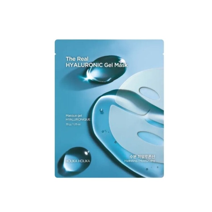Holika Holika The Real Hyaluronic Gel Mask intensywnie nawilżająca Maseczka w płachcie 35 g