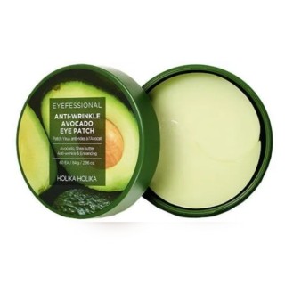 Holika Holika Eyefessional Anti-Wrinkle Avocado Eye Patch przeciwzmarszczkowe Płatki pod oczy z Awokado 60 sztuk