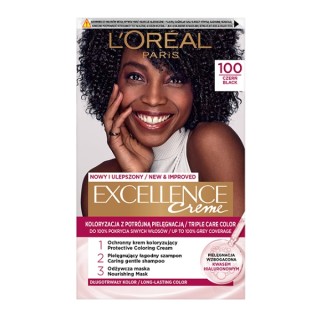 L'oreal Excellence Creme Farba do włosów /1/ Czerń