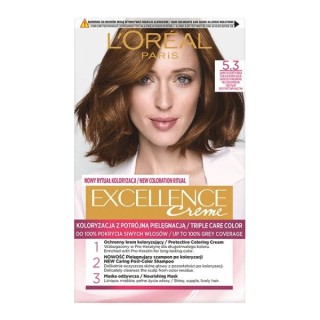 Фарба для волосся L'oreal Excellence Creme / 5 / Light Golden Brown