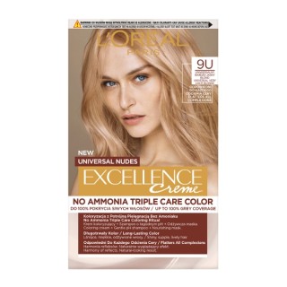 L'oreal Excellence Nudes Farba do włosów /9U/ Bardzo Jasny Blond