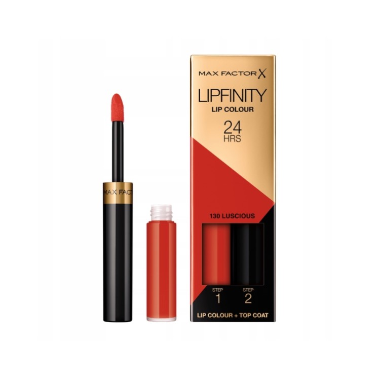 Стійка помада Max Factor Lipfinity Lip Colour з системою Permawear /130/ Luscious 2.3 мл + 1.9 г