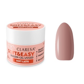 Гель для нарощування нігтів Claresa Soft & Easy Soft Latte 45 г