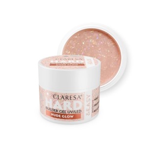 Гель для нарощування нігтів Claresa Hard & Easy Nude Glow 12 г