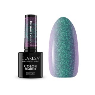 Гібридний лак для нігтів Claresa Alchemy Illusion Green 5
