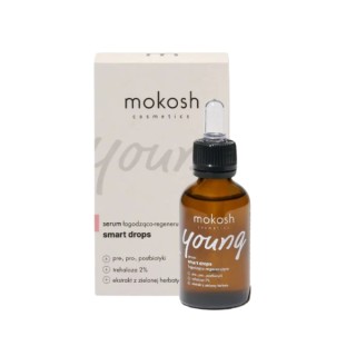 Mokosh Young Smart Drops łagodząco-regenerujące Serum do twarzy 30 ml
