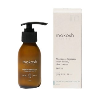 Mokosh nawilżajaco-łagodzący Lotion do ciała, twarzy i dłoni SPF30 Aloes 100 ml
