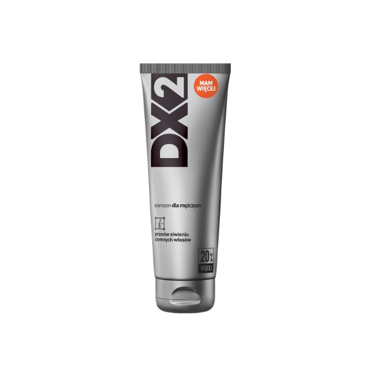 DX2 Anti-gray shampoo for dark hair for men 180 ml
