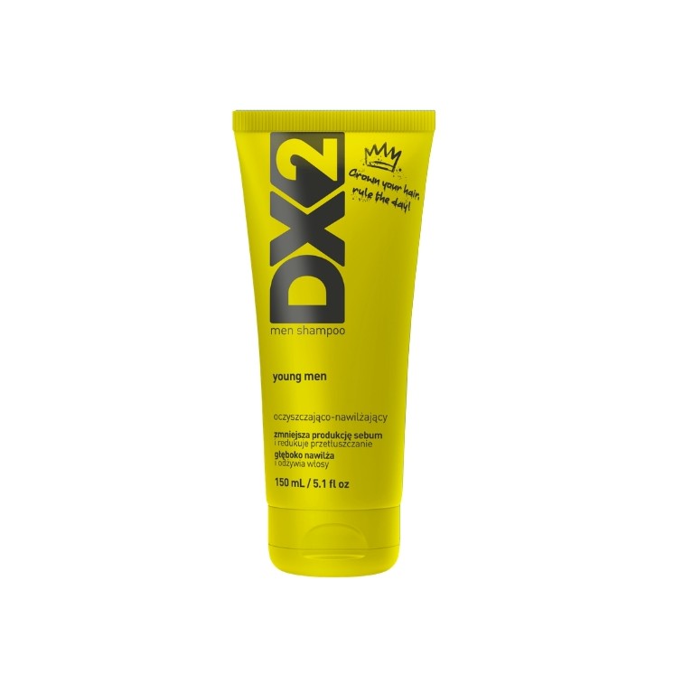 DX2 Young Men Szampon oczyszczająco-nawilżający do włosów dla mężczyzn 150 ml