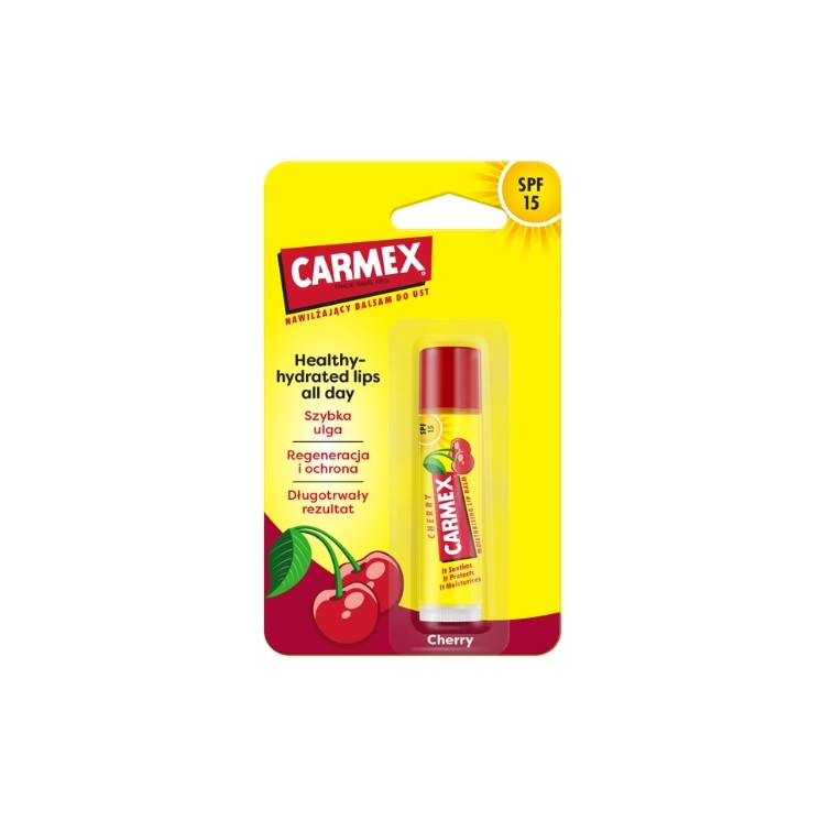 Carmex ochronna Pomadka do ust Cherry SPF15 4,25 g