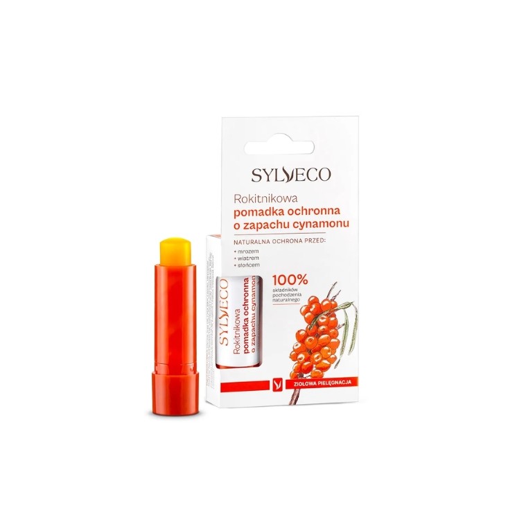 Sylveco Sea Buckthorn Lip Balm with Cinnamon Scent 4.6 g