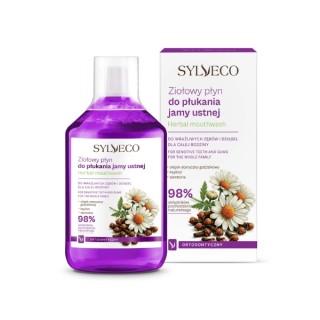 Ортодонтичний ополіскувач для рота Sylveco Herbal 500 мл