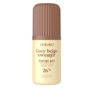 OnlyBio Cozy Beige Sweater 26°C perfumowana Mgiełka do włosów i ciała 100 ml