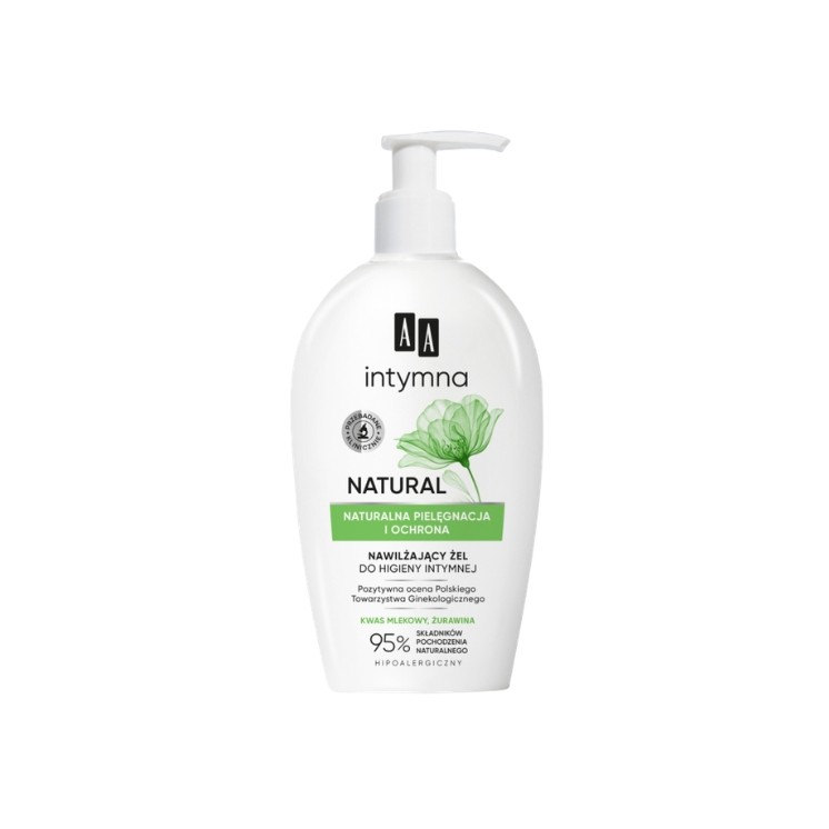 Гель для інтимної гігієни AA Intimate Protection + Care Natural 300 мл