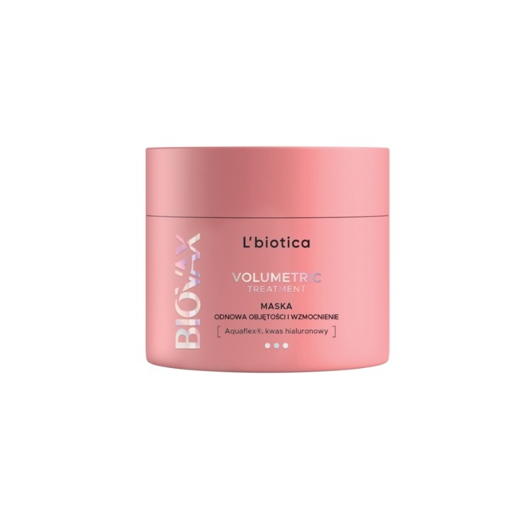 Інтенсивно зволожуюча маска для волосся L'biotica BIOVAX Glamour Volumetry Treatment 200 мл
