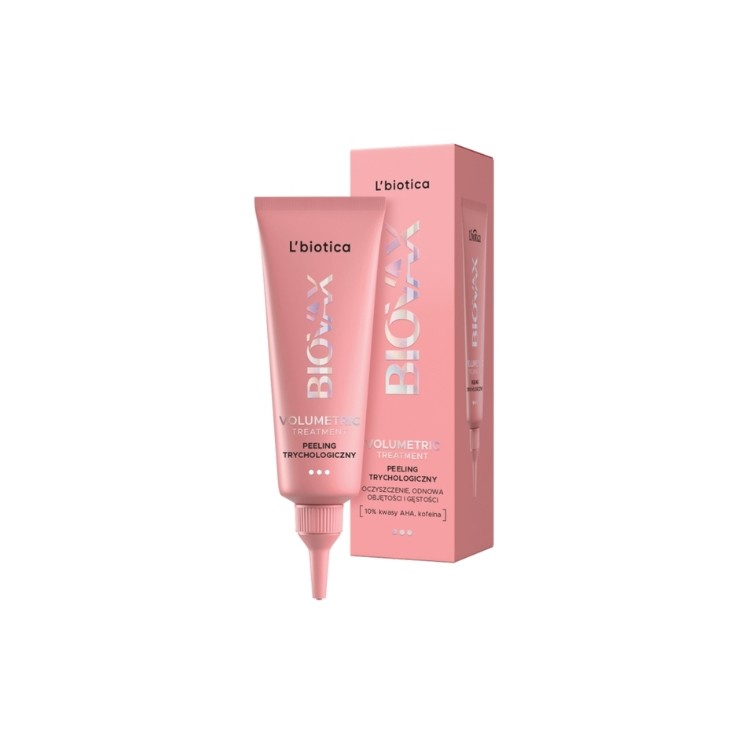 L'biotica BIOVAX Glamour Volumetry Treatment очищувальний трихологічний Peeling 100 мл