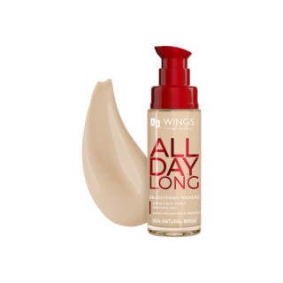 Тональний крем для обличчя AA Wings of Color All Day /504/ Natural Beige 30 мл