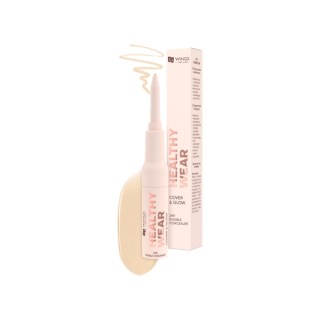 AA Wings of Color Healthy Wear Подвійний консилер Cover & Glow Korektor 2w1 /300/ Ivory 2 g + 7 г