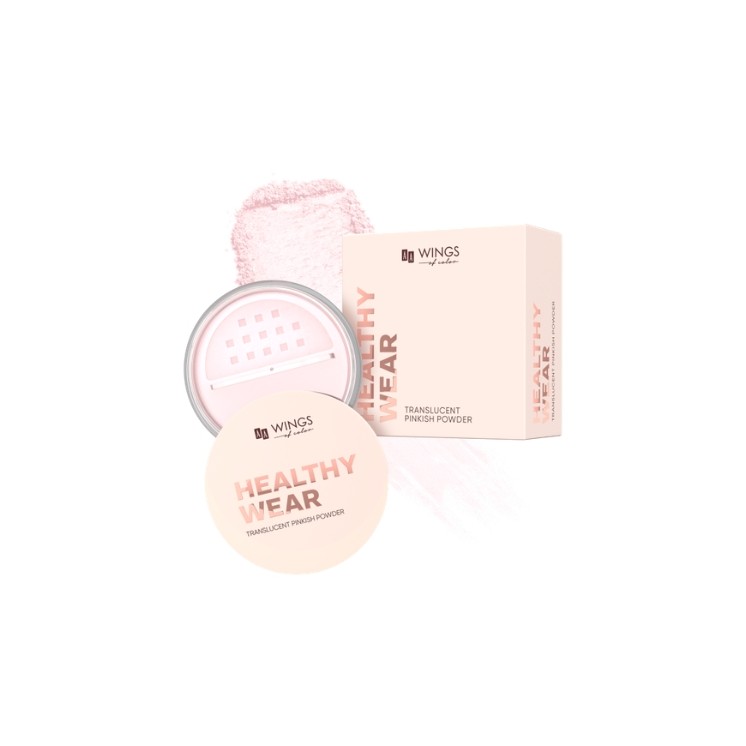 AA Wings of Color Healthy Wear sypki Puder wygładzający /01/ Pinkish 8 g
