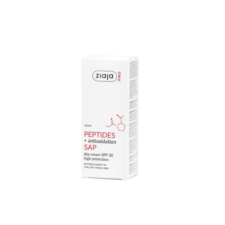 Денний крем для обличчя Ziaja Med Peptides SPF30 + 50 мл