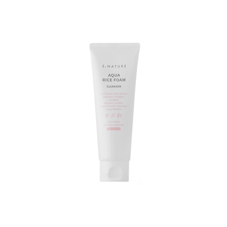 S.Nature Aqua Rice Foam Cleanser ryżowa Pianka oczyszczająca do twarzy 80 ml