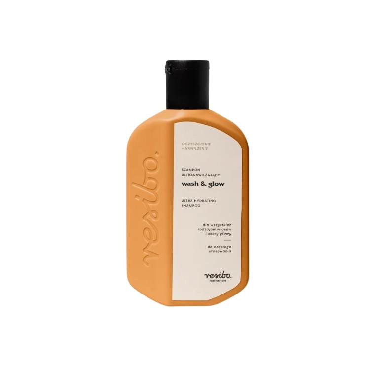 Resibo Wash & Glow Ultra-moisturizing hair shampoo 250 ml