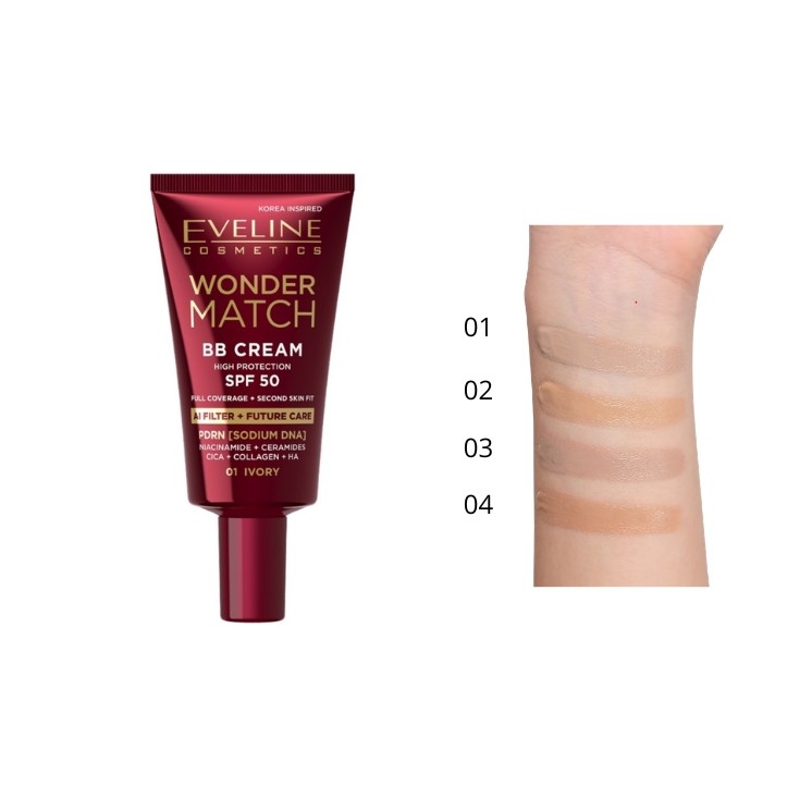 Eveline Wonder Match BB крем SPF50 /04/ Beige 30 мл
