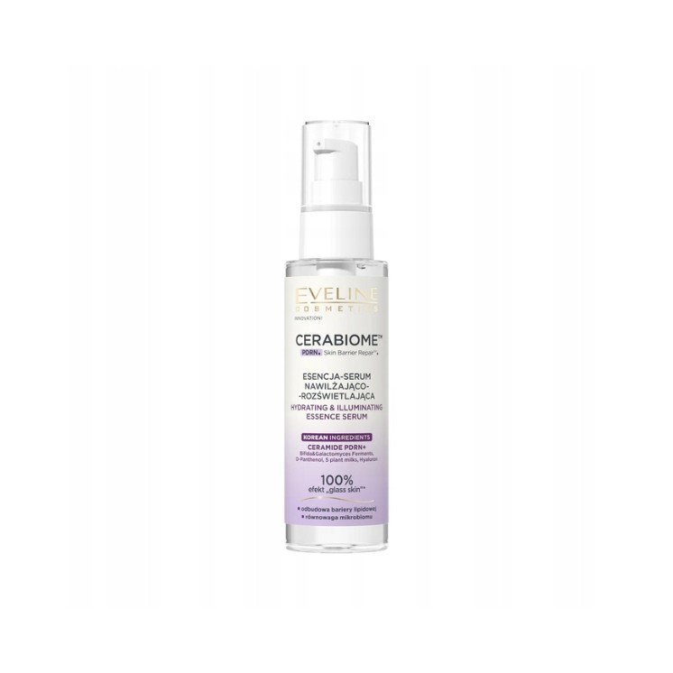 Eveline Cerabiome nawilżająco-rozświetlająca Esencja-serum do twarzy 100 ml