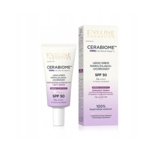 Eveline Cerabiome lekki Krem nawilżająco-ochronny SPF50 30 ml